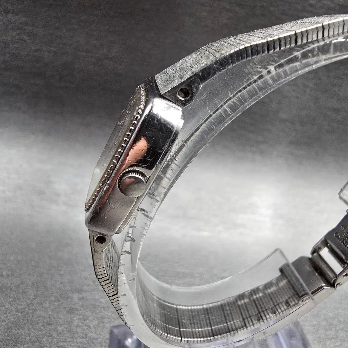 Seiko Watch Women 18mm Silver Dial Silver Tone Rectangle 2320-6349 New Battery2