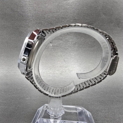 Casio A168 Illuminator Watch Men 36mm Digital Steel Alarm Chronograph New Batt J7