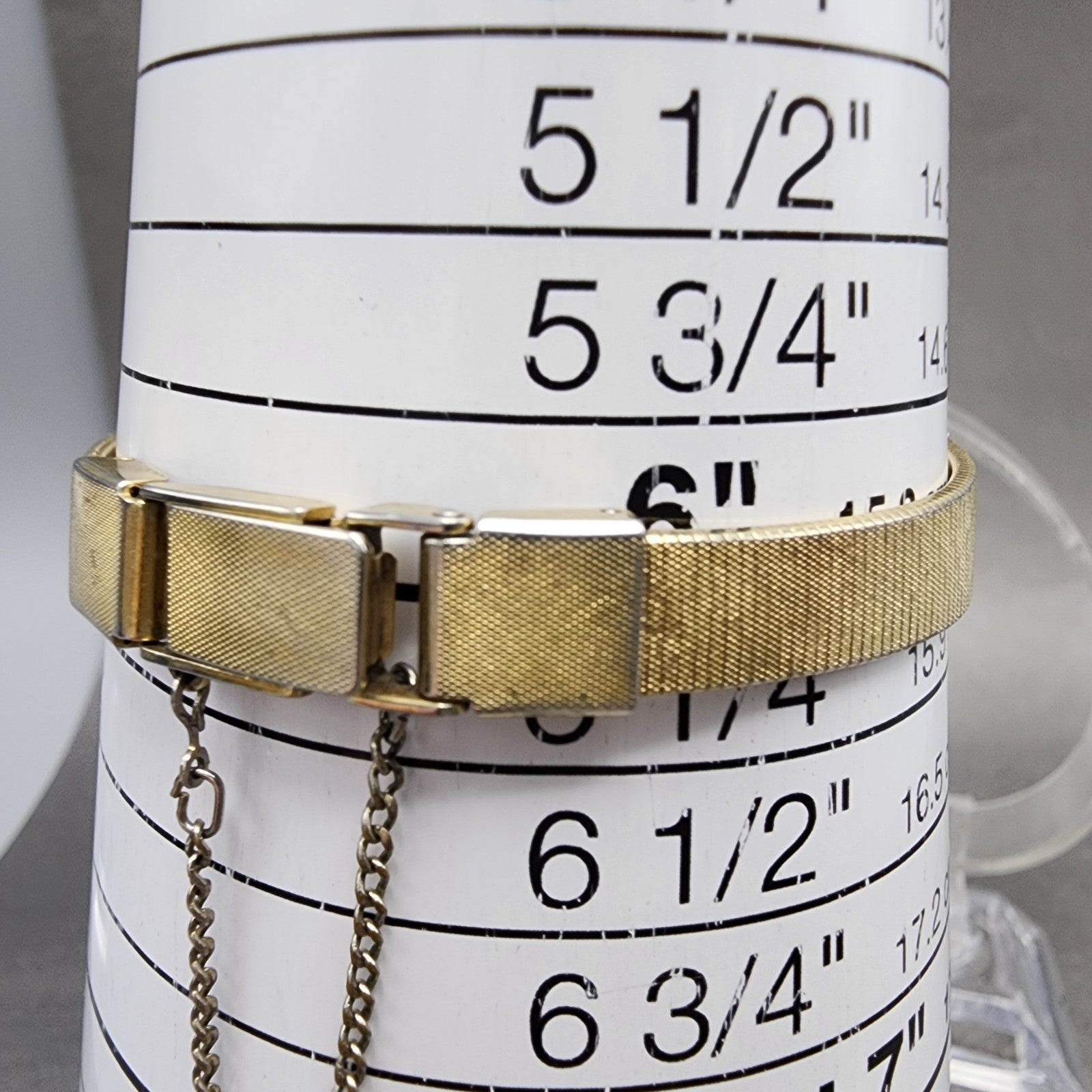 Seiko Watch Women 17mm Gold Dial Gold Tone Oval 14005219 New Battery VTG10