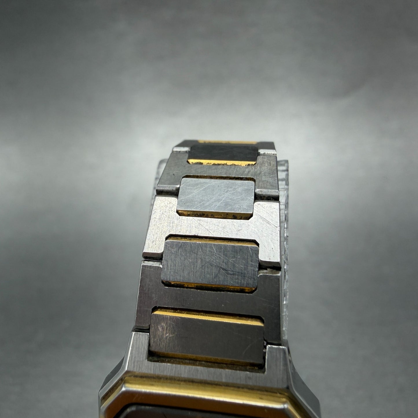 Seiko Tank Watch Women 20mm Silver Dial Two Tone Rectangle 1221-5060 New Battery4