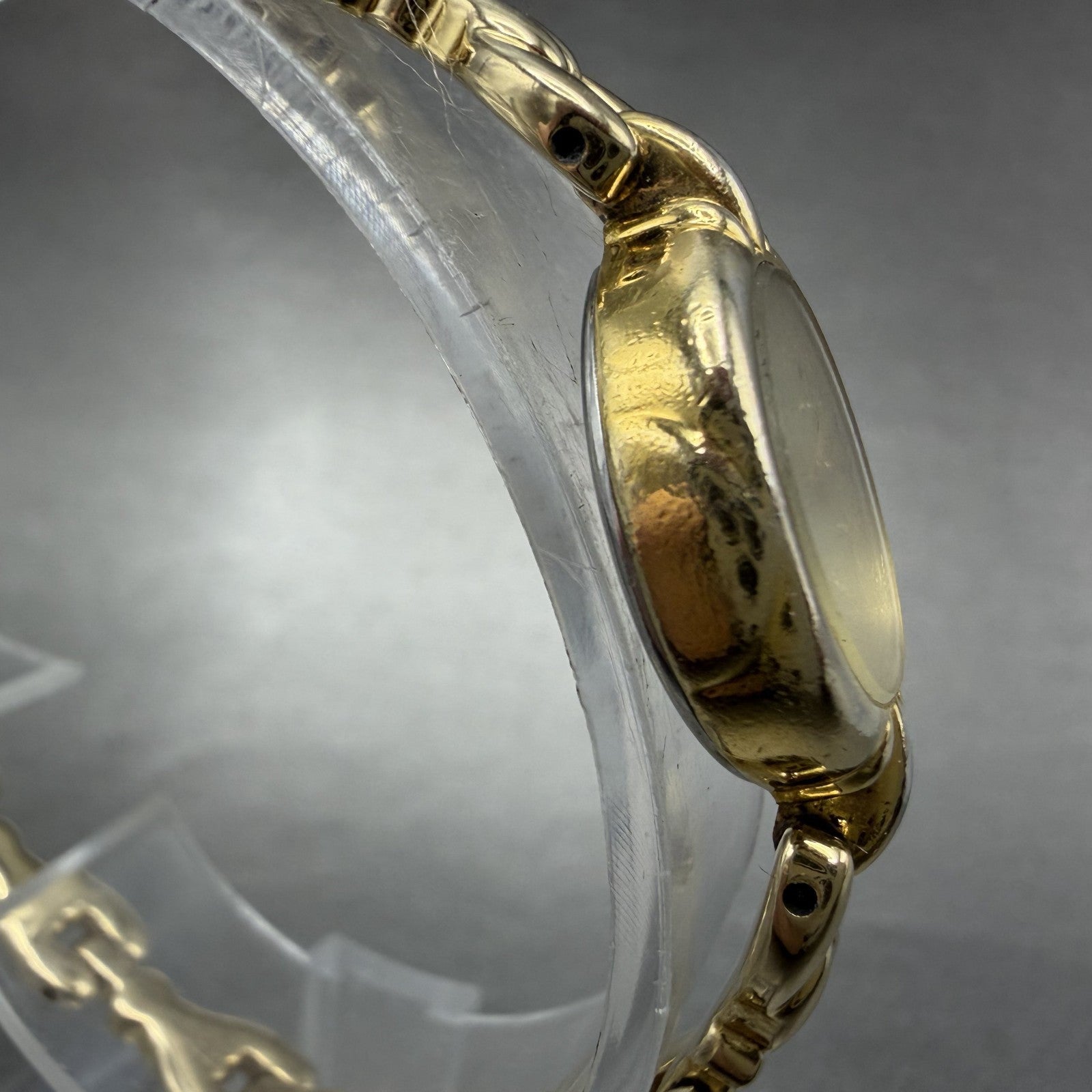 Citizen Watch Women 16mm Champagne Dial Gold Tone Oval 5920-S49589 New Battery3