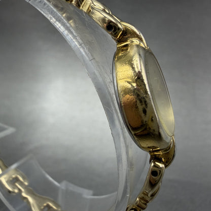 Citizen Watch Women 16mm Champagne Dial Gold Tone Oval 5920-S49589 New Battery3
