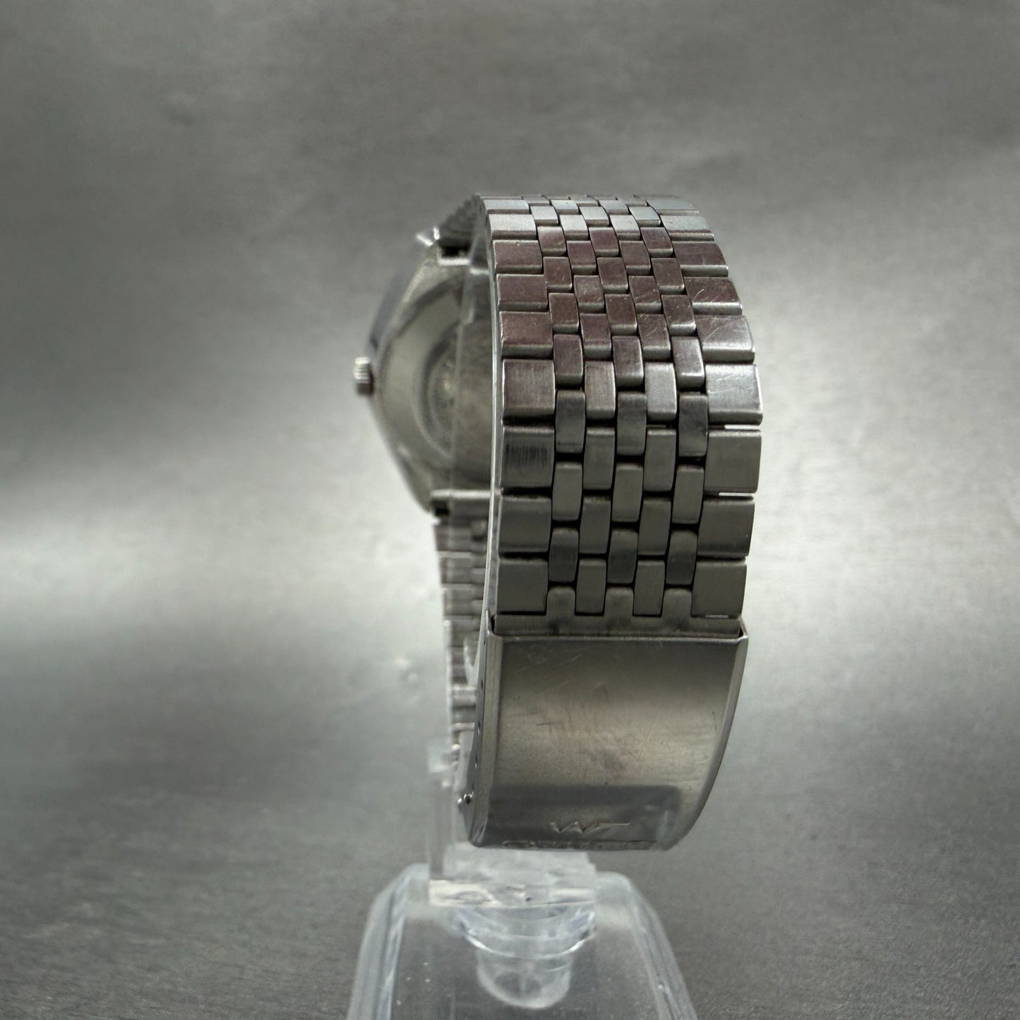 Seiko Lord Matic Watch Men 35mm White Dial Silver Daydate 5606-7000 READ!!! Runs7