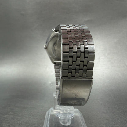 Seiko Lord Matic Watch Men 35mm White Dial Silver Daydate 5606-7000 READ!!! Runs7