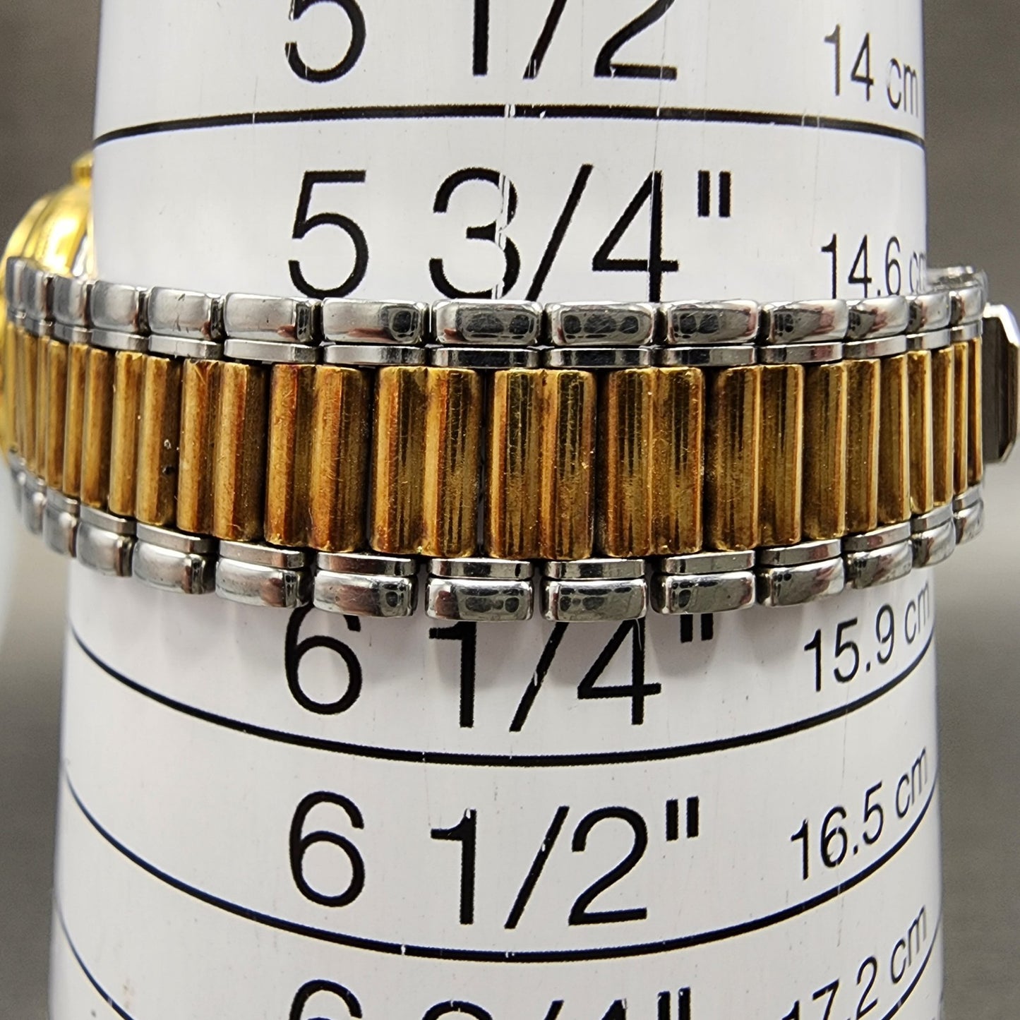 Longines Watch Women 20mm Gold Dial Two Tone Round 21852475 New Battery VTG9