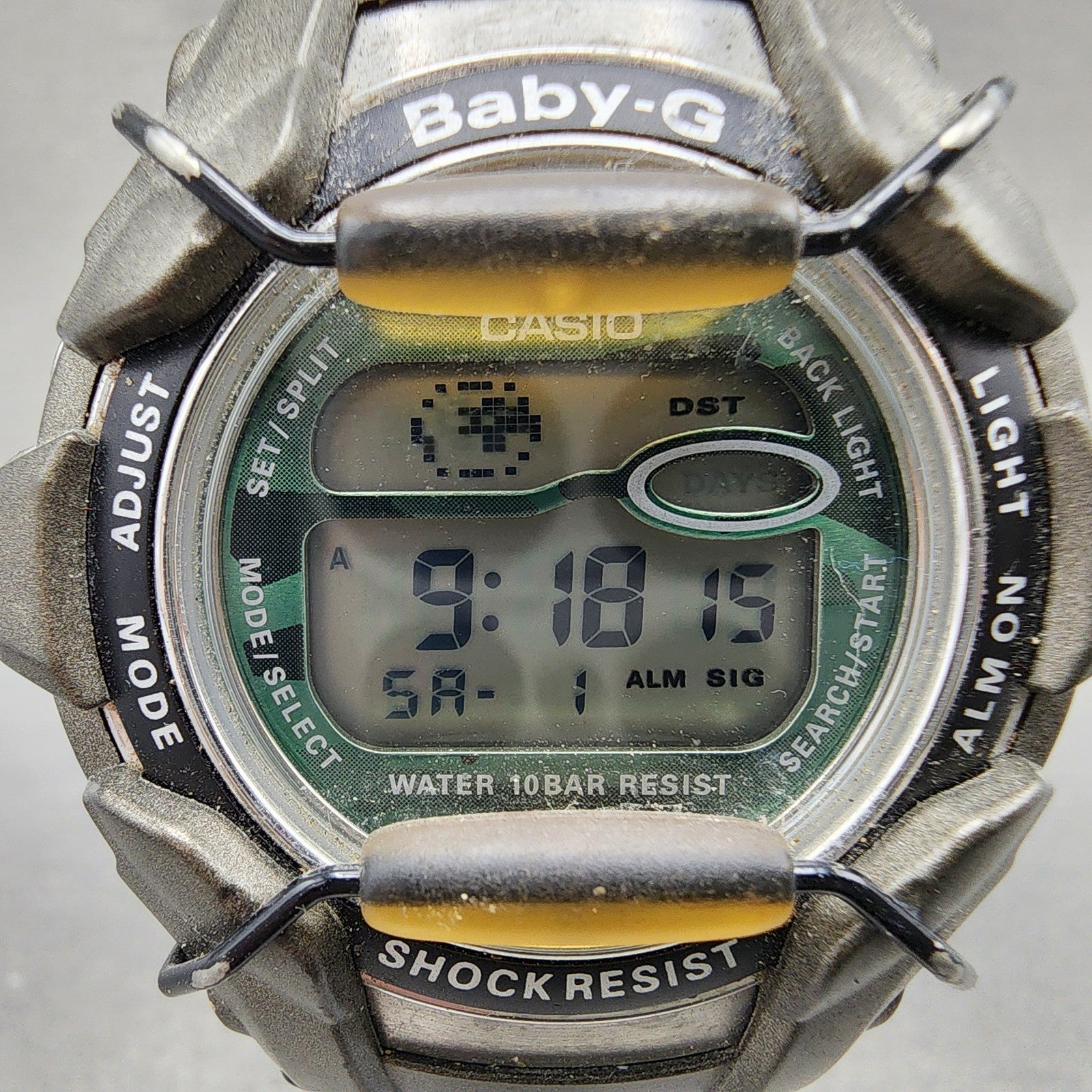 Casio BabyG Watch Women 43mm Digital Brown Alarm Chrono BGT1000 New Battery1
