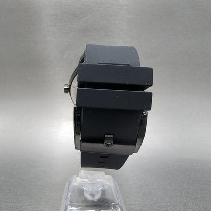 Movado Bold Fusion Watch Men 42mm Black Dial Black Tone Date Round Resin 36008398