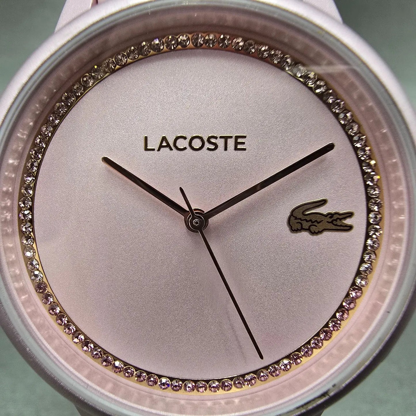 Lacoste 12.12 Go Watch Women 36mm Pink Dial Pink Tone Round New battery1