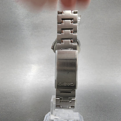 Casio Watch Women 24mm Pink Dial Silver Tone Round LTP1177 New Battery7