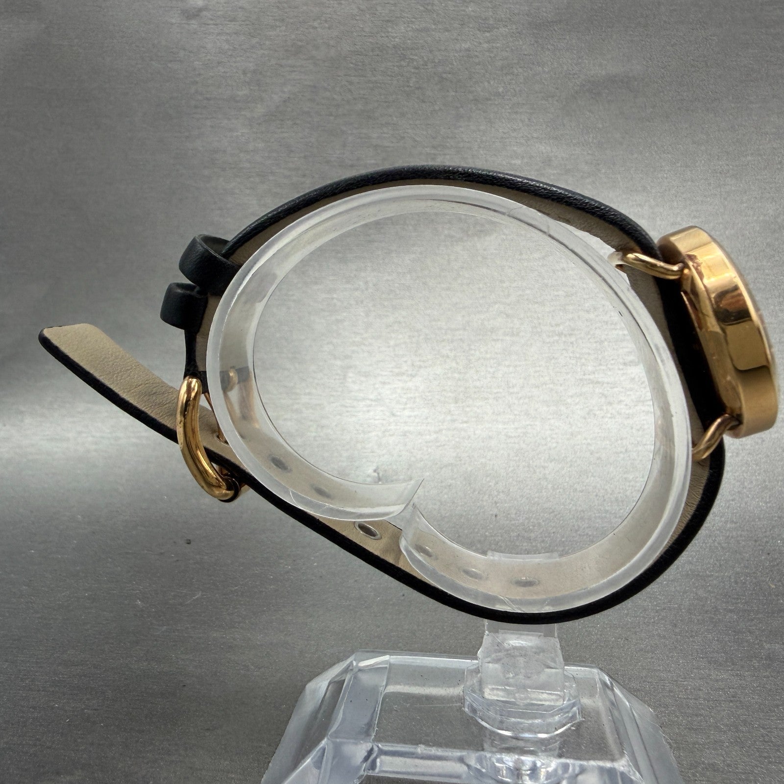 Marc Jacobs Mini Amy Watch Women 26mm Black Dial Rose Gold Tone MBM1227 New Batt8