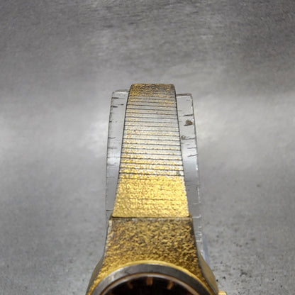 Seiko Watch Women 20mm Black Dial Gold Tone Round 8Y210020 New Battery4
