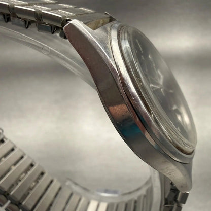Seiko SQ Watch Men 35mm Black Dial Silver Tone Daydate Round 7123-8500 PARTS!!!!4