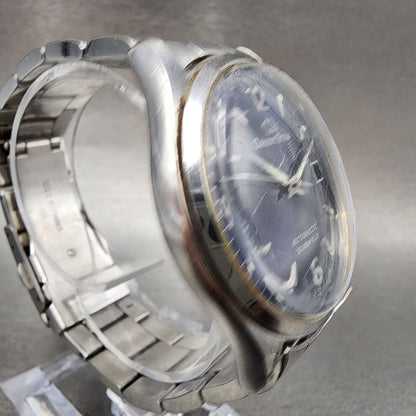 Orient Star Watch Men 38mm Blue Dial Steel Date Automatic Round Runs ER0MC03