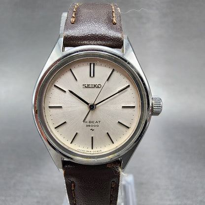 Seiko Watch Women 26mm Silver Dial Steel HiBeat Manual Wind Runs 194400400