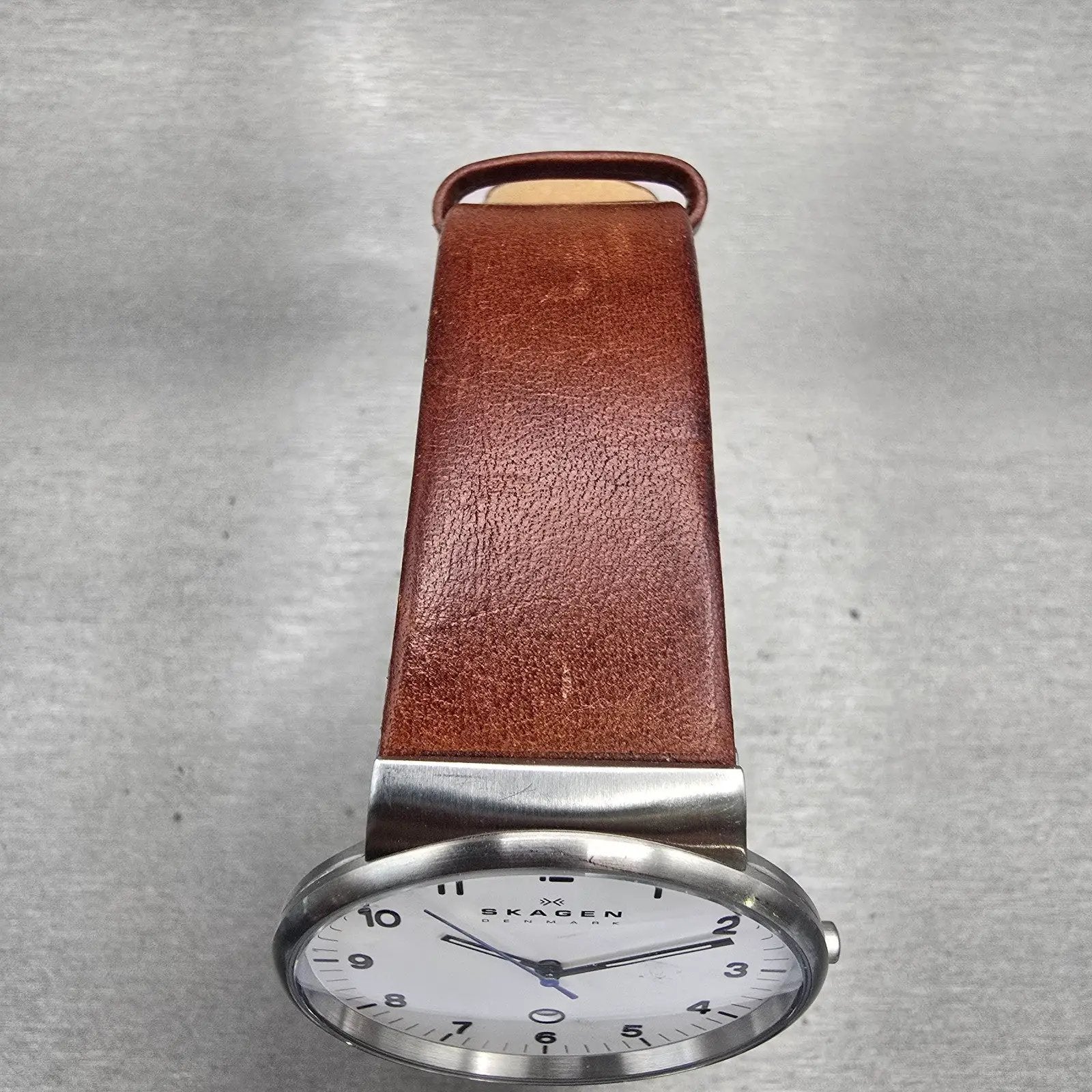 Skagen Ancher Watch Men 40mm White Dial Silver Tone Date SKW6082 New Battery4