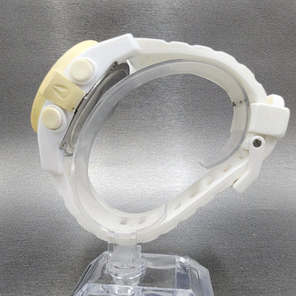 Nixon The Unit 40 Digital Watch Men 49mm White Tone Alarm Chrono New Battery