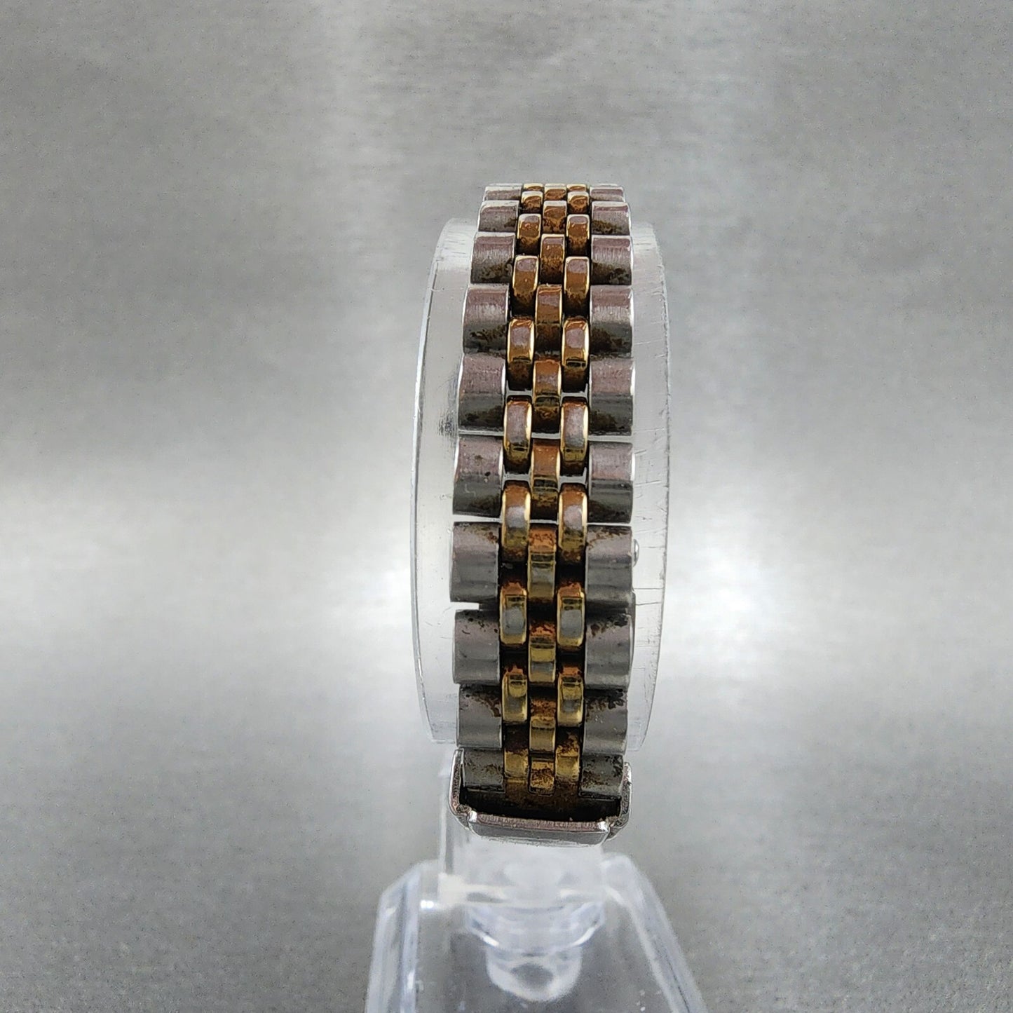 Seiko Watch Women 24mm Silver Dial Two Tone Daydate 7n830041 New Battery7