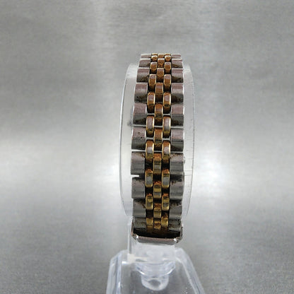 Seiko Watch Women 24mm Silver Dial Two Tone Daydate 7n830041 New Battery7