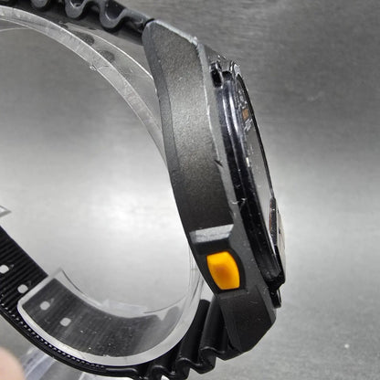 Timex Ironman Watch Men 39mm Gray Black Alarm Chronograph New Battery Vintage JL3