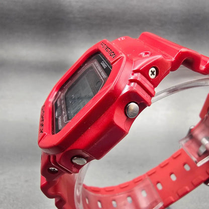 Casio G-Shock GLX-5600 Watch Men 44mm Red Alarm Chronograph G-Lide New Battery2