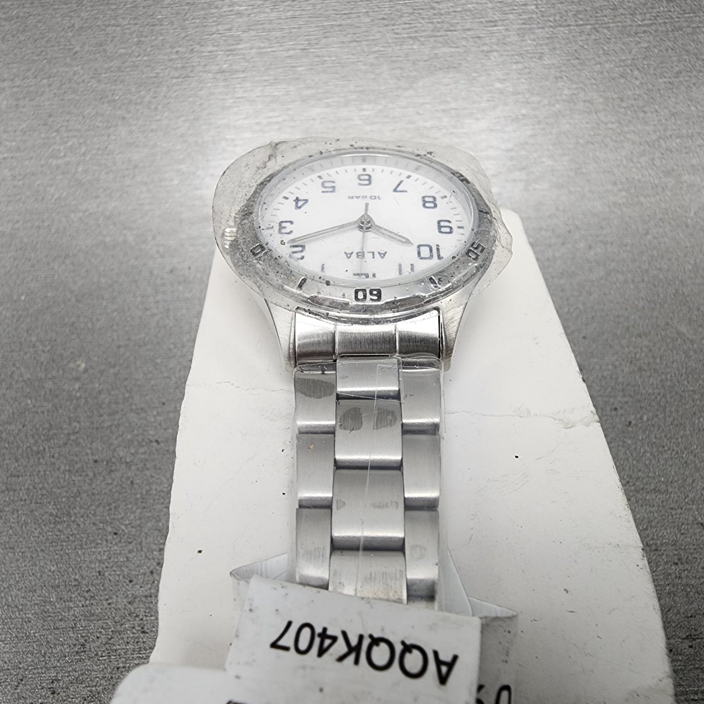 Seiko Alba Watch Women 30mm White Dial Silver Tone VJ21KGV0 New Battery4