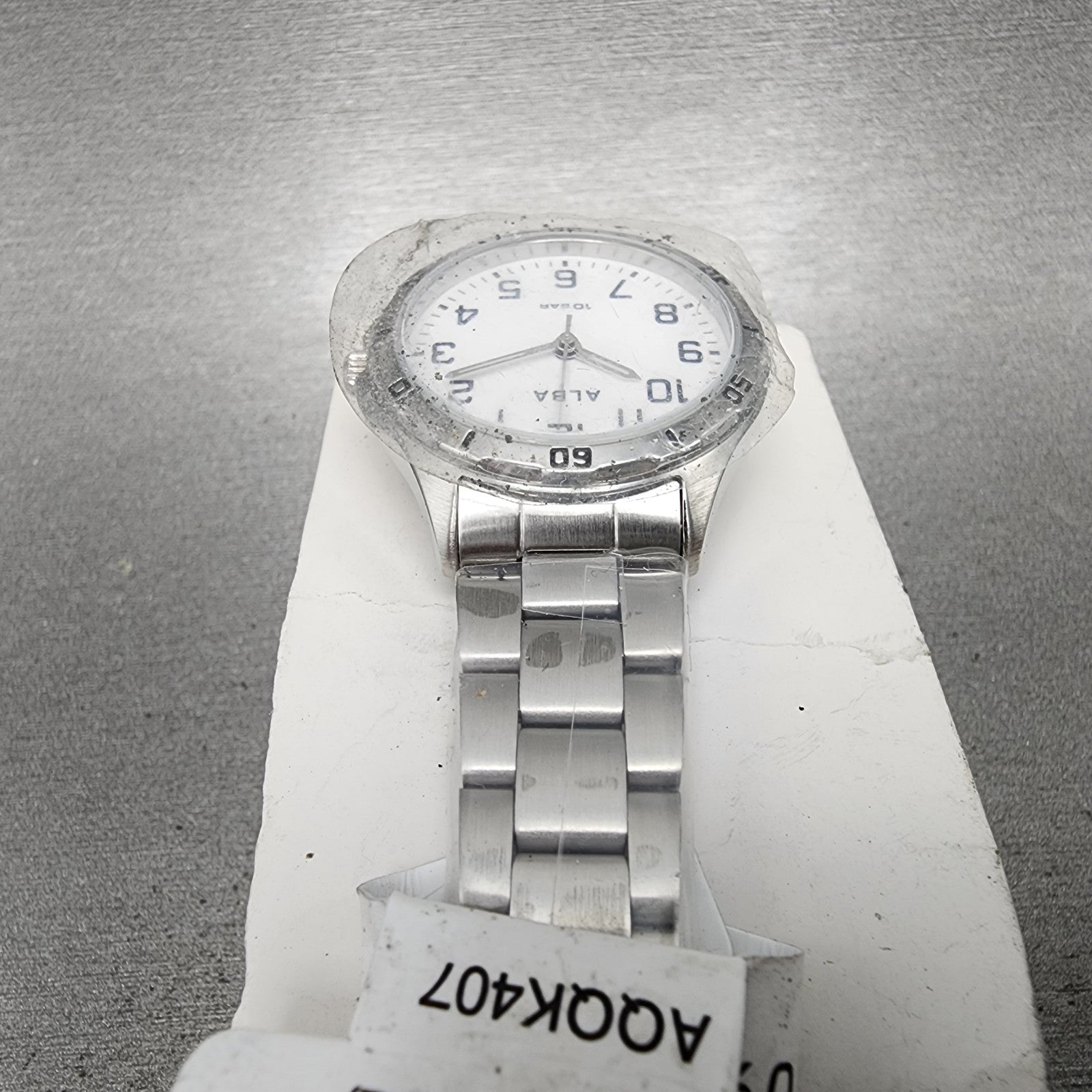 Seiko Alba Watch Women 30mm White Dial Silver Tone VJ21KGV0 New Battery4