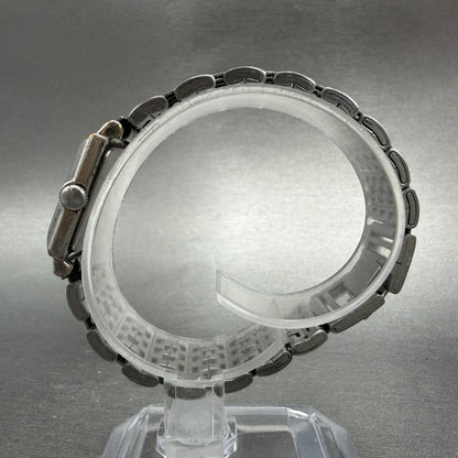 Seiko Tank Watch Women 20mm White Dial Silver Tone Square V400-6530 New Battery6