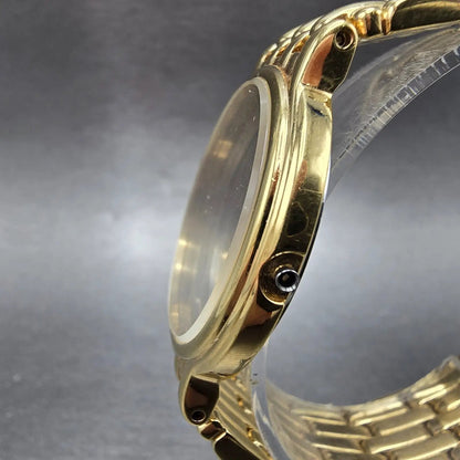 Seiko 7N29-F070 Watch Case & Bracelet Gold Tone Round 33mm W/Crystal Vintage2