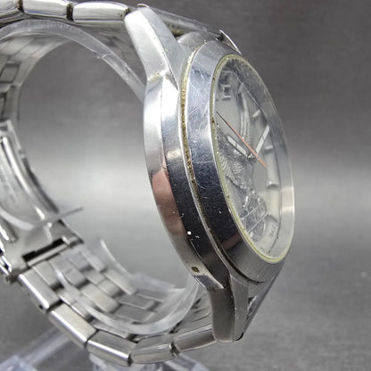 Bulova Harley Davidson Watch Men 40mm Silver Dial Silver Tone 76A12 New Battery3