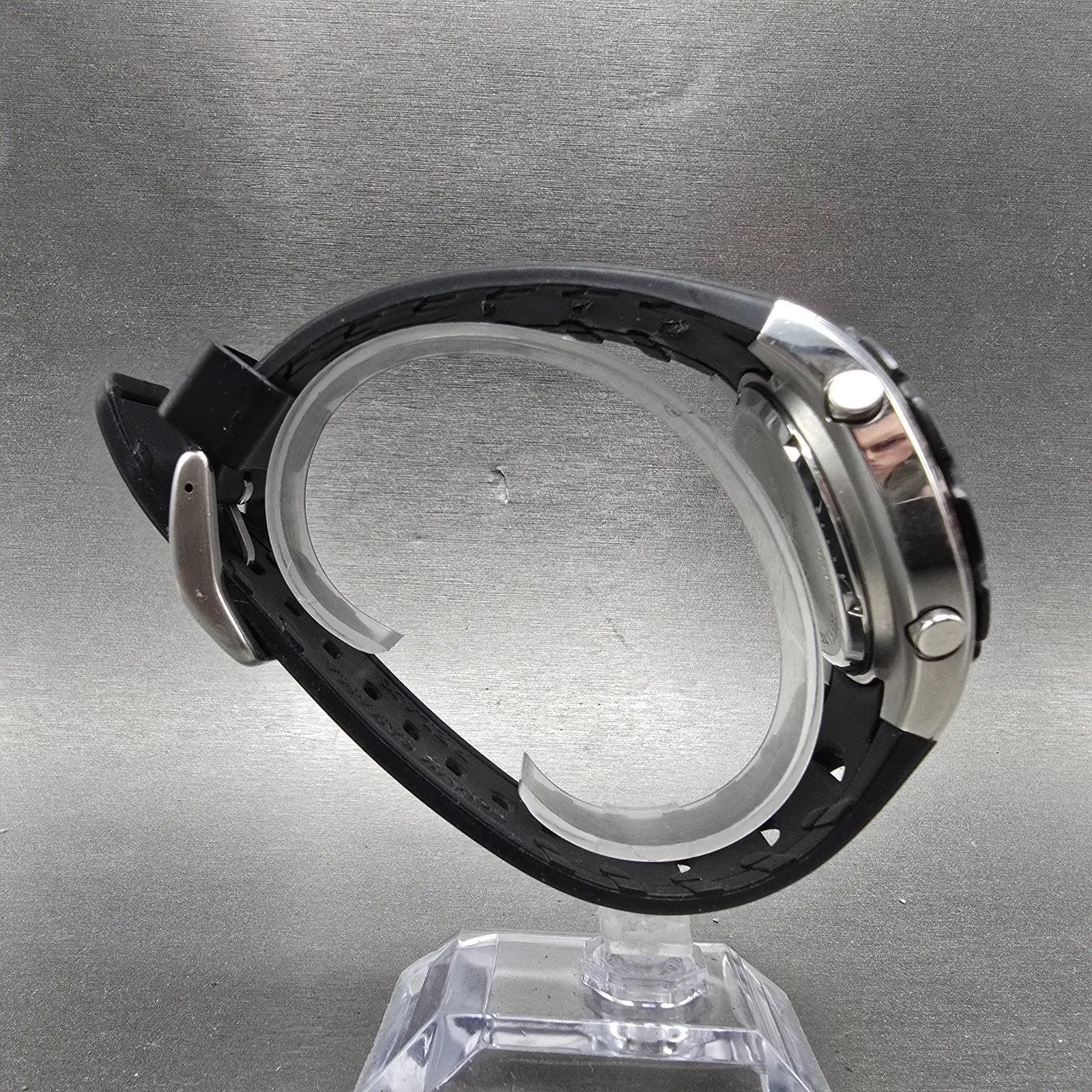 Tommy Bahama Relax Dive Watch Men 43mm Blue Dial Steel Ana Digi RLX1004 PARTS10