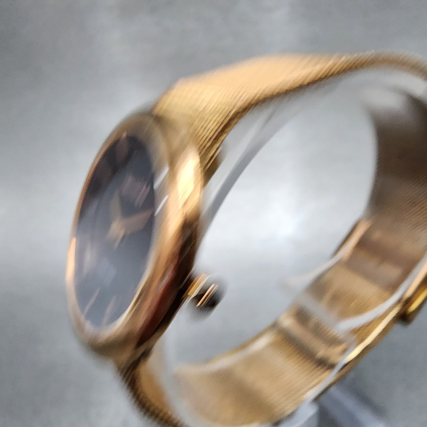 Pandora Pure Watch Women 31mm Brown Dial Rose Gold Tone Round New Battery2