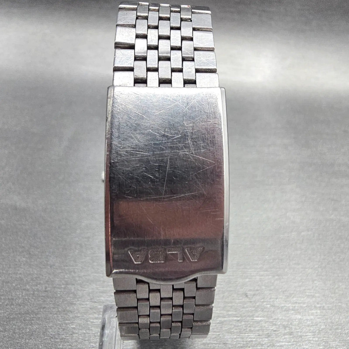 Seiko Alba Watch Men 34mm Silver Dial Silver Tone Round V721-6A90 New Battery7