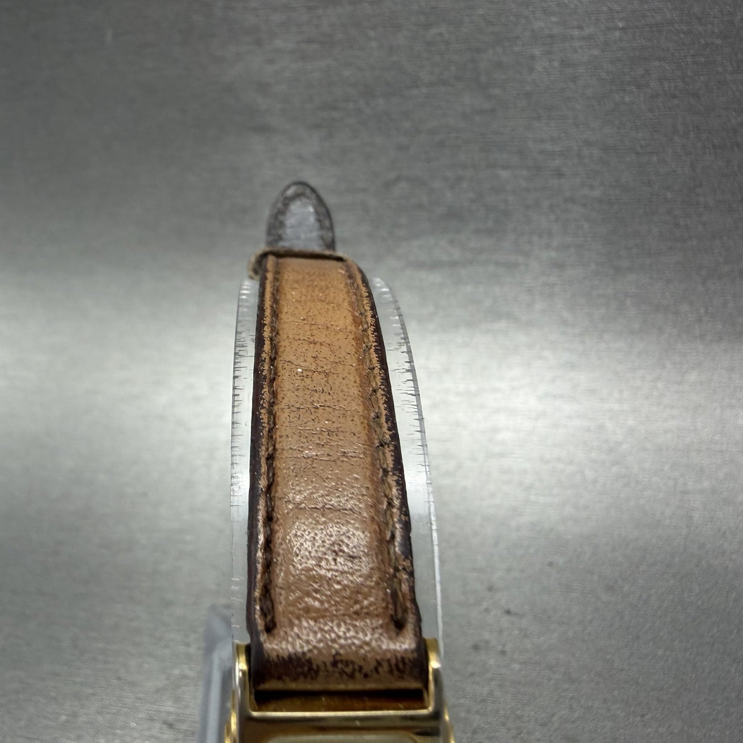 Citizen CQ Tank Watch Women 15mm Champagne Dial Gold Tone 2200-229169 NewBattery4