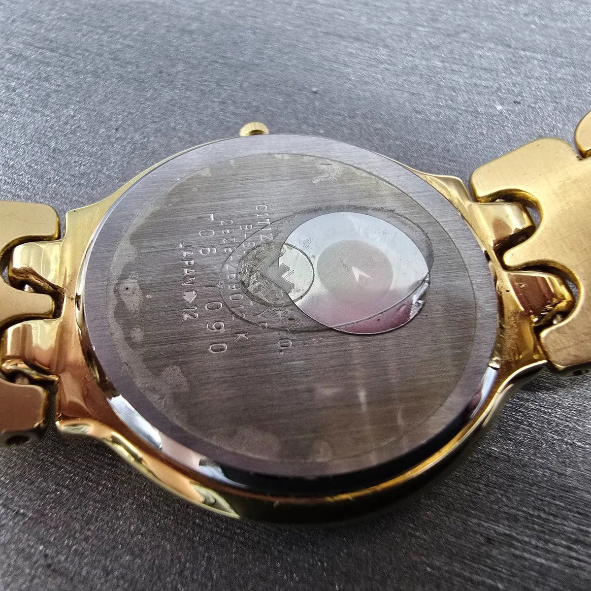 Citizen Noblia Watch Women 31mm Black Dial Gold Tone 2828-269012 PARTS10