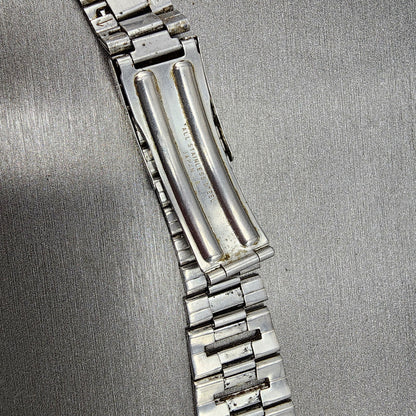 VTG Seiko bracelet 22mm Stainless Steel Tri Folding Clasp Japan made READ!!!7