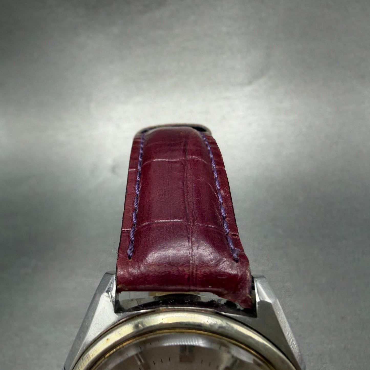 Seiko Lord Matic Watch Men 35mm Silver Dial Silver Tone Daydate 5216-6010 Runs4