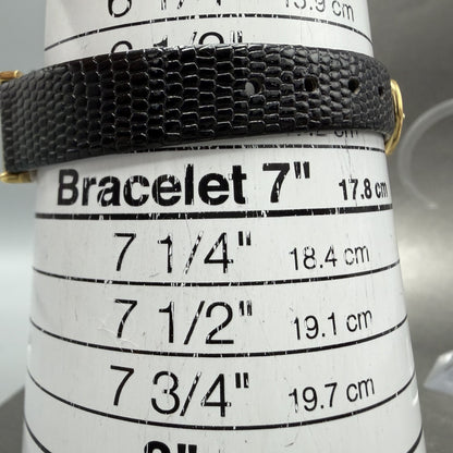 Citizen CQ Tank Watch Women 16mm Black Dial Gold Tone 3220-945174 New Battery KL10