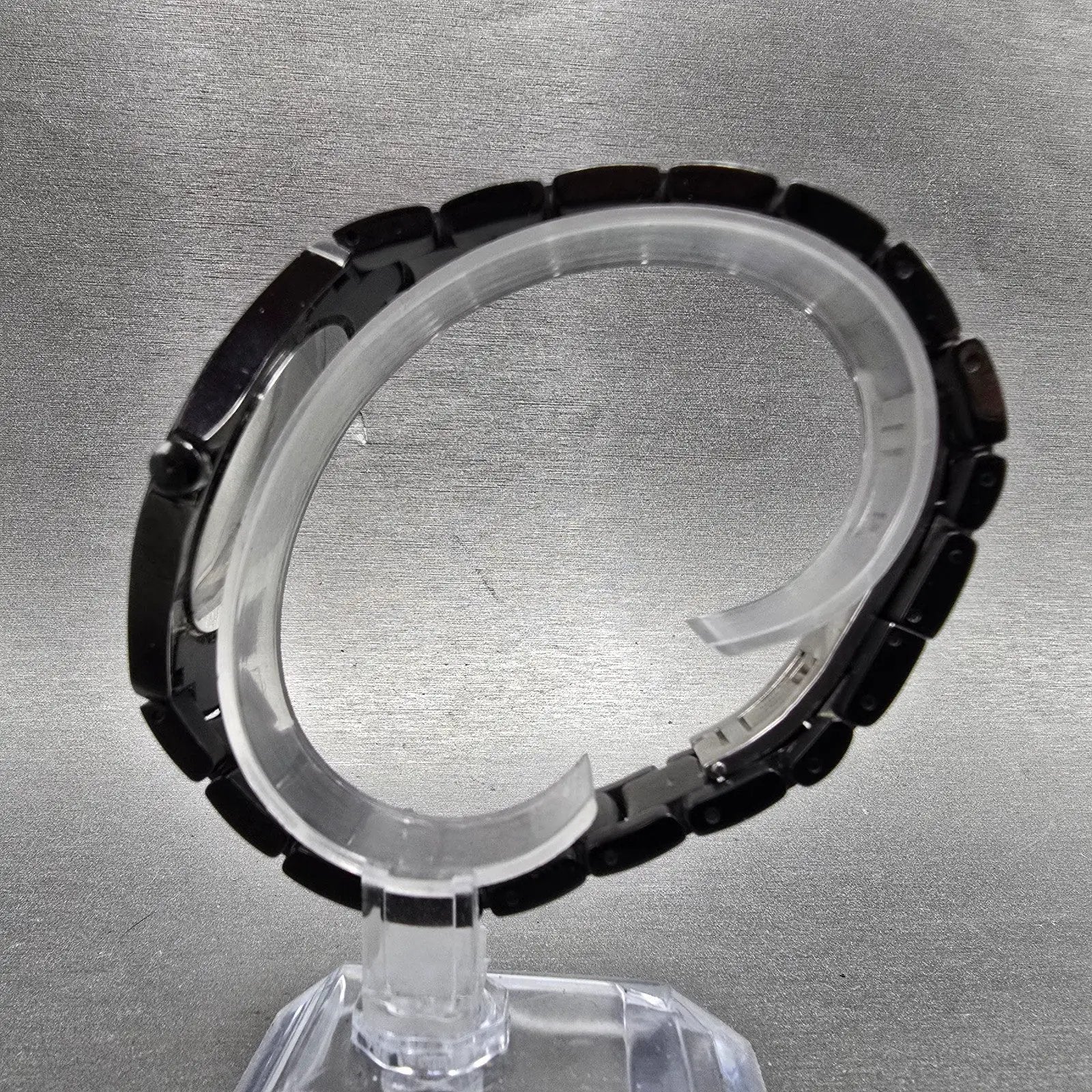 Movado Faceto Watch Men 38mm Black Dial Black Tone 84 G2 1855.A New Battery6
