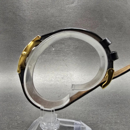 Skagen Watch Women 28mm Black Dial Gold Tone Round 233SGLB New Battery7