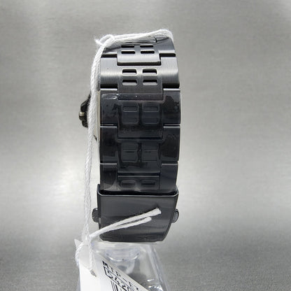 Casio MTP-E350 Watch Men 39mm White Dial Black Steel Daydate Metal Bracelet