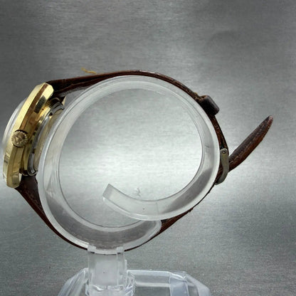 Bulova Accutron Watch Women 27mm Champagne Dial Gold Tone Round N3 PARTS Vintage7