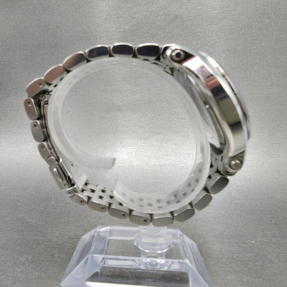 Michael Kors Chronograph Watch Women 41mm White Dial Silver Date MK5171 New Batt8