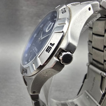 Fossil Colts Watch Men 40mm Blue Dial Silver Tone Date NFL-1086 New Battery2