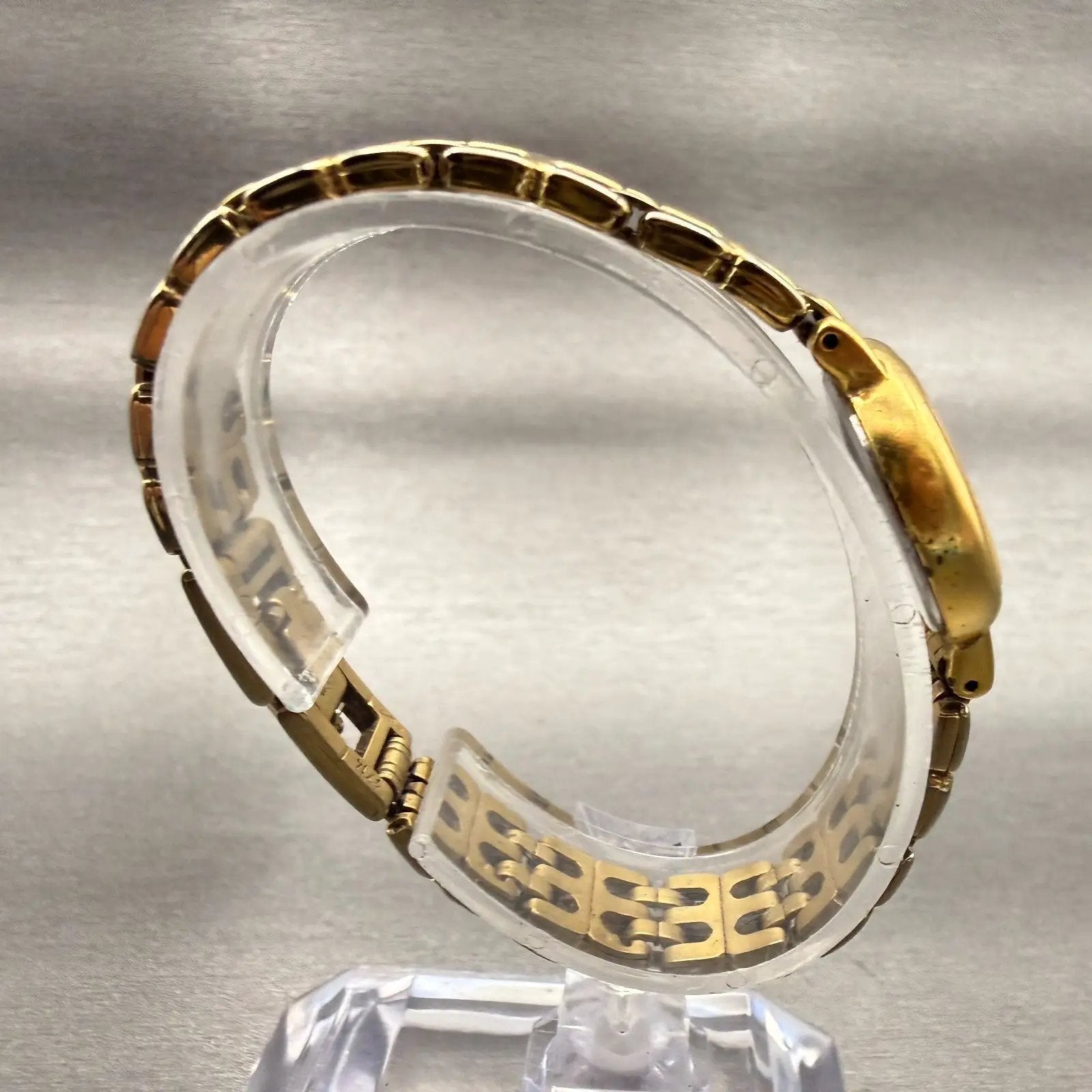 Seiko Watch Women 21mm Champagne Dial Gold Tone Round 1N00-1E09 New Battery VTG8