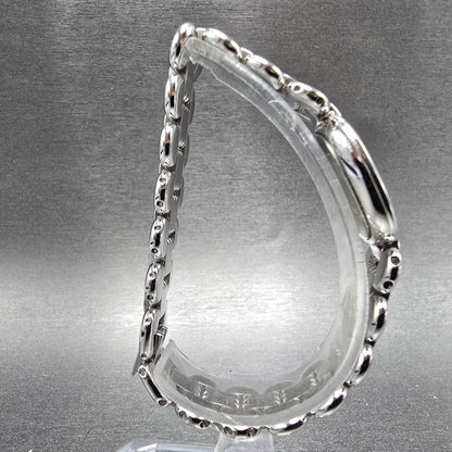 Bucherer Watch Women 21mm Silver Dial Silver Tone Oval 901.507 New battery10