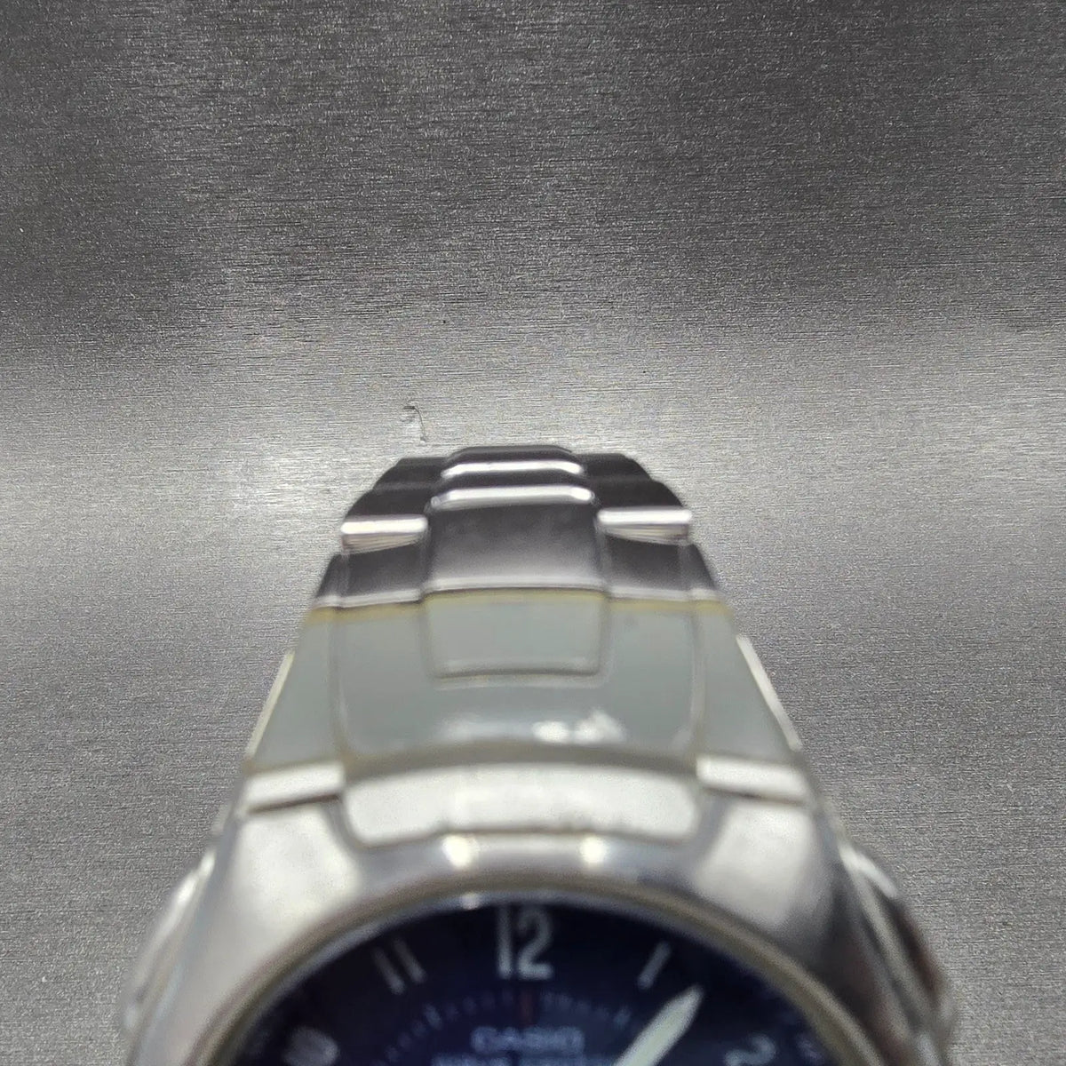 Casio WVA-430J Watch Men 3mm Blue Dial Silver Alarm Chrono WaveCeptor PARTS6
