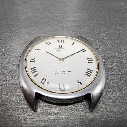 Universal Geneve White Shadow Automatic Watch men 35mm White Dial 866101PARTS3