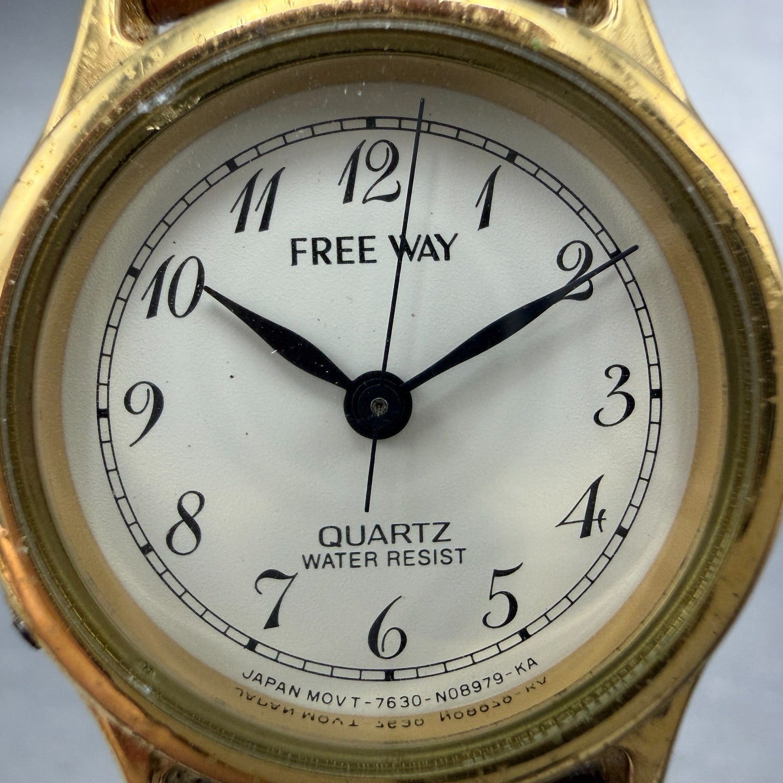 Citizen Free Way Watch Women 24mm White Dial Gold Tone 7630-S34961 New Battery2
