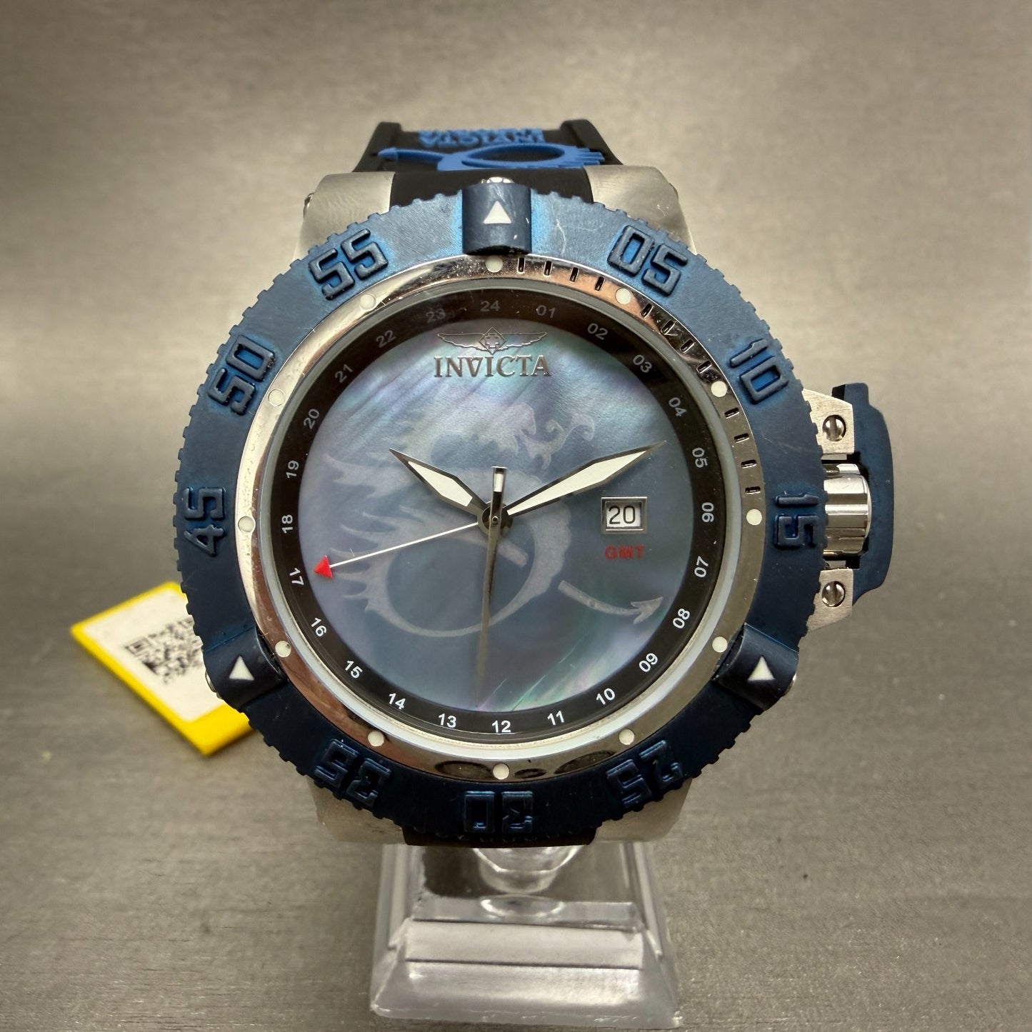 Invicta Subaqua Noma III GMT Watch Men 50mm MOP Dial Steel Date 13911 New BattAB0