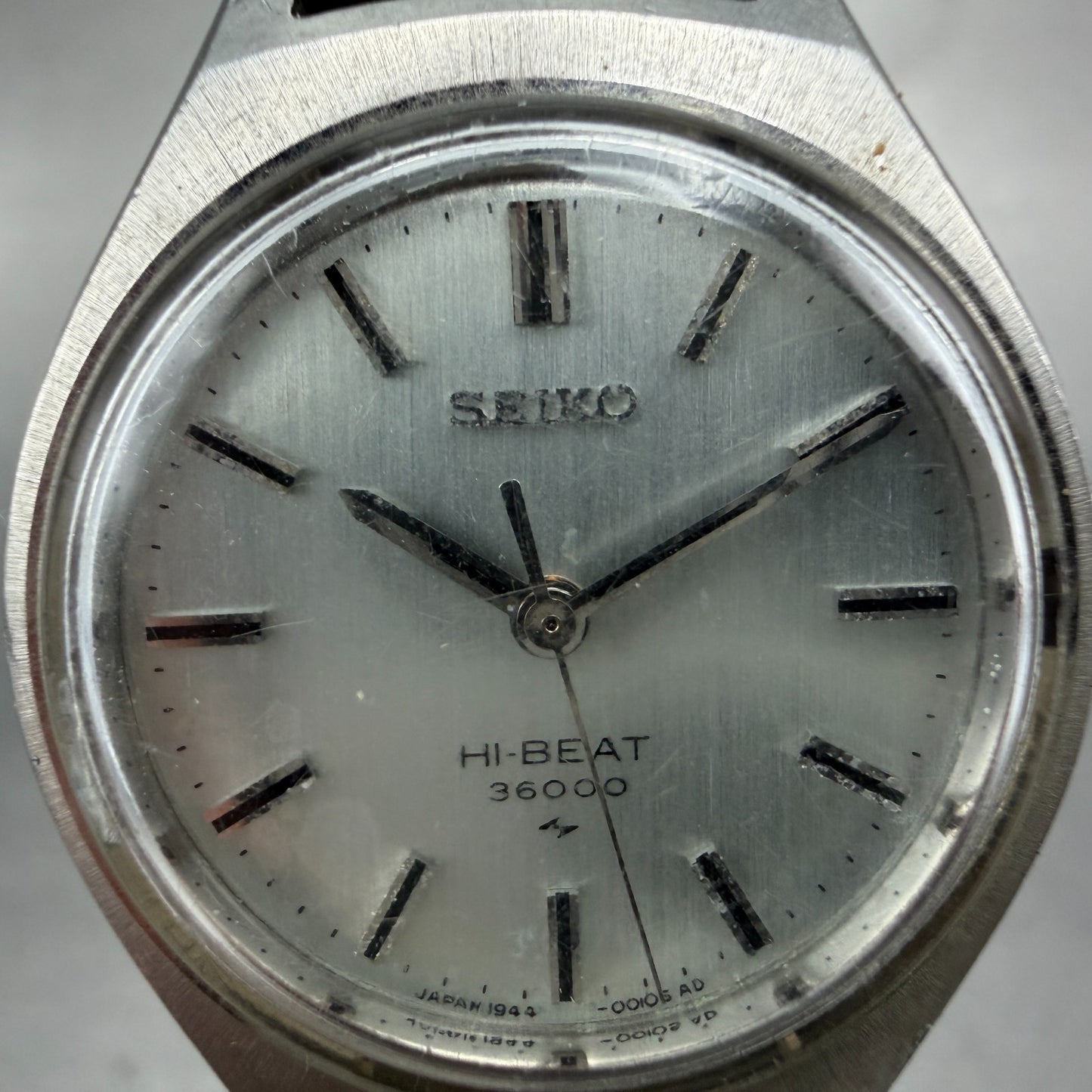 Seiko Watch Women 25mm Silver Dial Silver Tone Round Manual 1944-0012 Runs1